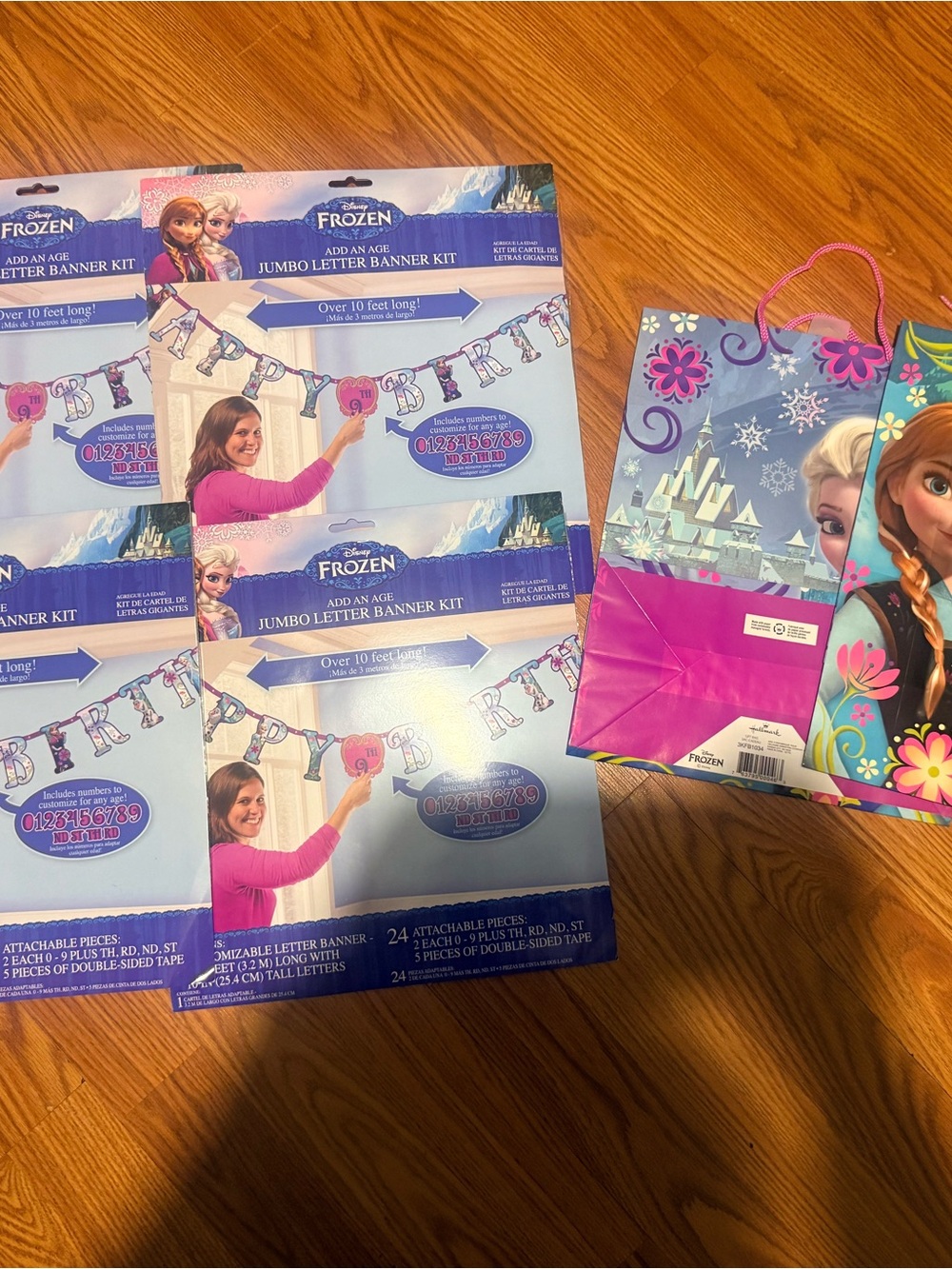 Frozen Jumbo Letter Banner Kit - Birthday Party Decoration